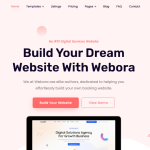 Webora - Multipurpose Website Builder SAAS (Multitenancy)